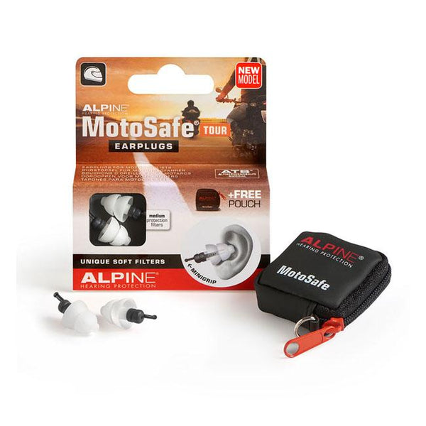 ALPINE Hörselskydd Alpine Motosafe Tour Hörselpropp Med Mini Grip Customhoj
