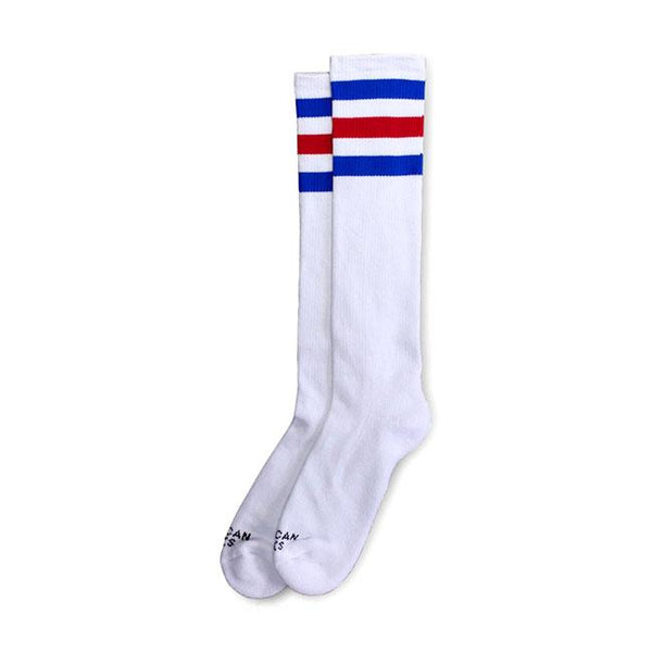 AMERICAN SOCKS Strumpor American Socks Knee High American Pride, Blå/Röd/Blå Strip Customhoj