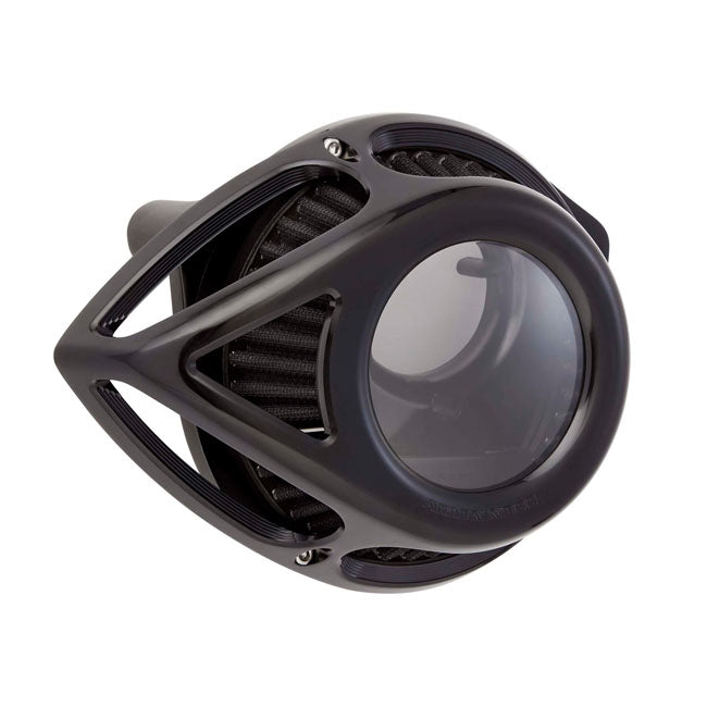 Arlen Ness Air Cleaner Harley 01-15 Softail; 04-17 Dyna (excl. 2017 FXDLS); 02-07 FLT/Touring (Delphi inj) / Black Arlen Ness Clear Tear Air Cleaner for Harley Customhoj