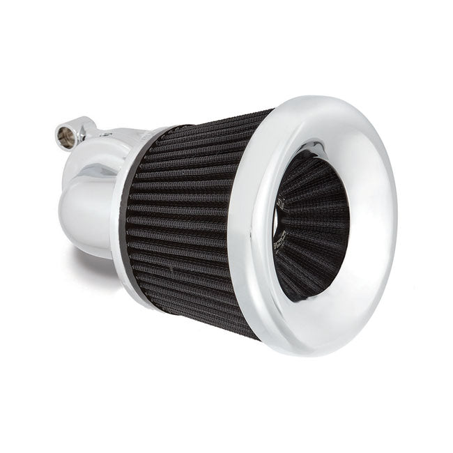 Arlen Ness Air Cleaner Harley 01-15 Softail; 04-17 Dyna (excl. 2017 FXDLS); 02-07 FLT/Touring (Delphi inj) / Chrome Arlen Ness Velocity 90° Air Cleaner for Harley Customhoj