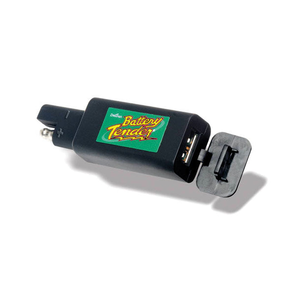 BATTERY TENDER Batteriladdare Battery Tender QDC 12V USB Batteriladdare 2.1A USB output Customhoj