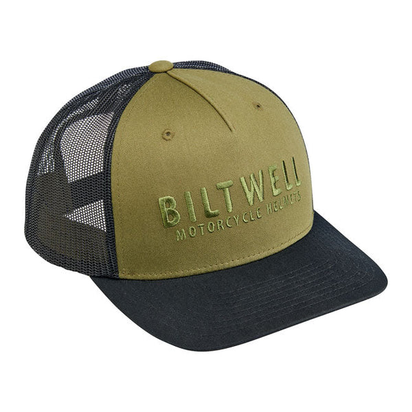 Biltwell Cap Biltwell Woodsy Snapback Cap Olive/Black Customhoj