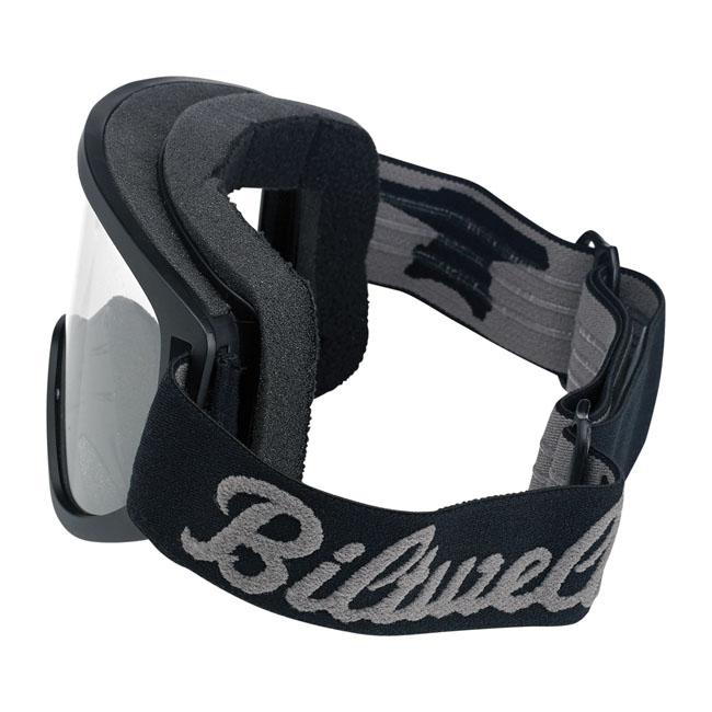 BILTWELL Goggles Biltwell Moto 2.0 Script Goggles Black Customhoj