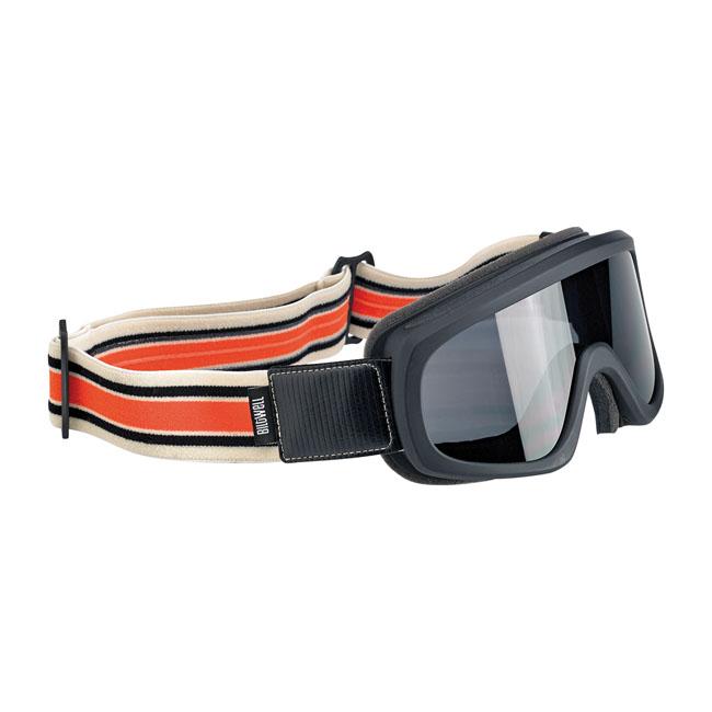 BILTWELL Goggles Biltwell Overland 2.0 Racer Goggle Black C/O Customhoj
