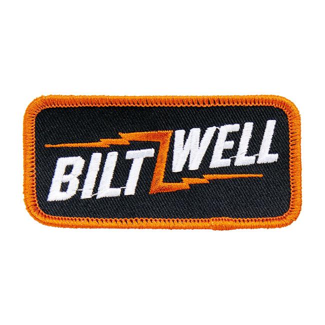 BILTWELL Patch Biltwell Bolt Patch 3,5" Svart/Orange/Vit Customhoj