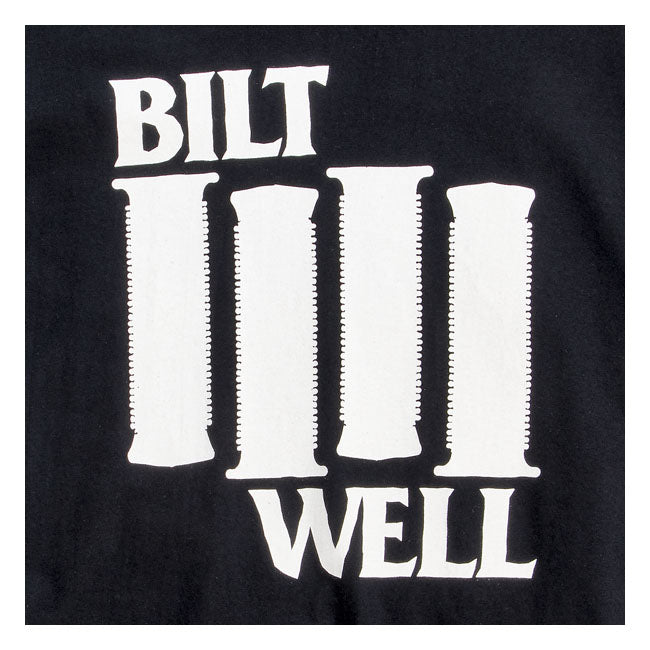 BILTWELL T-shirt Biltwell Damaged T-shirt Svart Customhoj