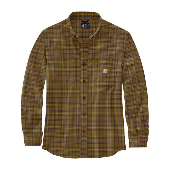 Carhartt Shirt Brown / S Carhartt Flannel Plaid Shirt Customhoj
