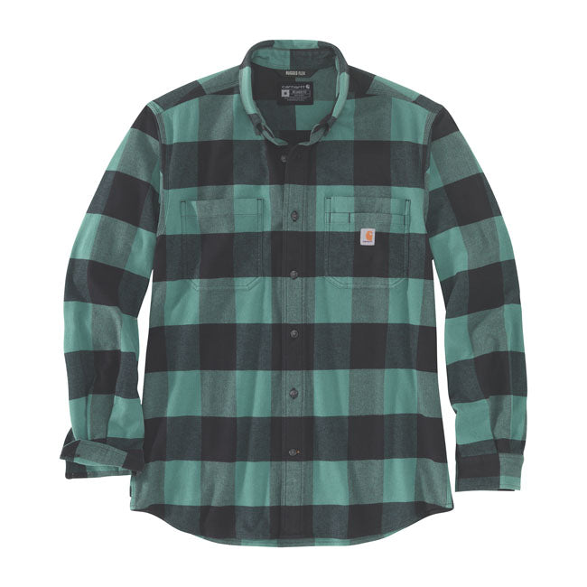 Carhartt Shirt Green / S Carhartt Flannel Plaid Shirt Customhoj