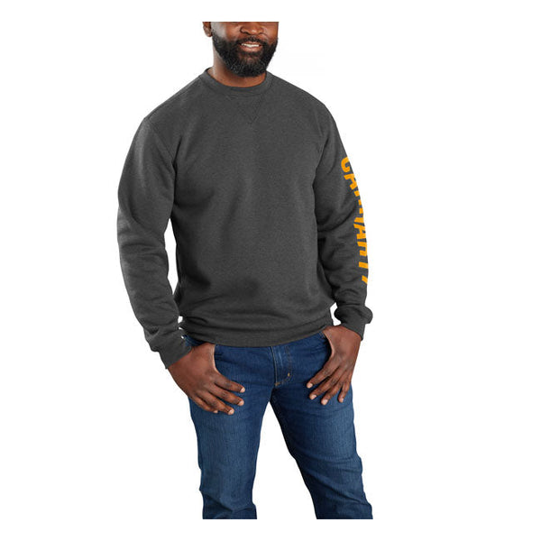 Carhartt Sweatshirt Carhartt Logo Sleeve Sweatshirt Customhoj