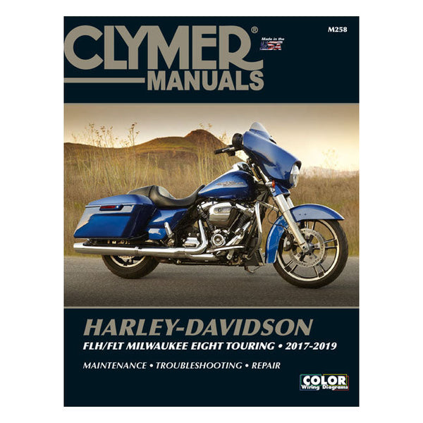 CLYMER Servicemanual Clymer service manual 17-19 M8 Touring models Customhoj