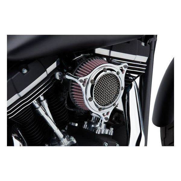 Cobra Air Cleaner Harley 01-15 Softail; 04-17 Dyna (excl. 2017 FXDLS); 02-07 FLT/Touring / Chrome Cobra RPT Air Cleaner for Harley Customhoj