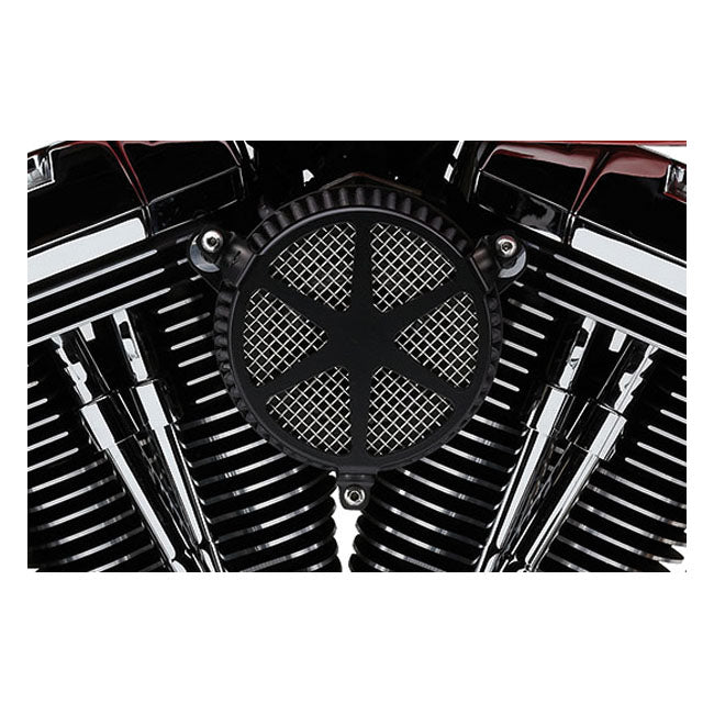 Cobra Air Cleaner Harley 04-22 Sportster XL (excl. XR1200) / Black Cobra Naked Air Cleaner Spoke for Harley Customhoj