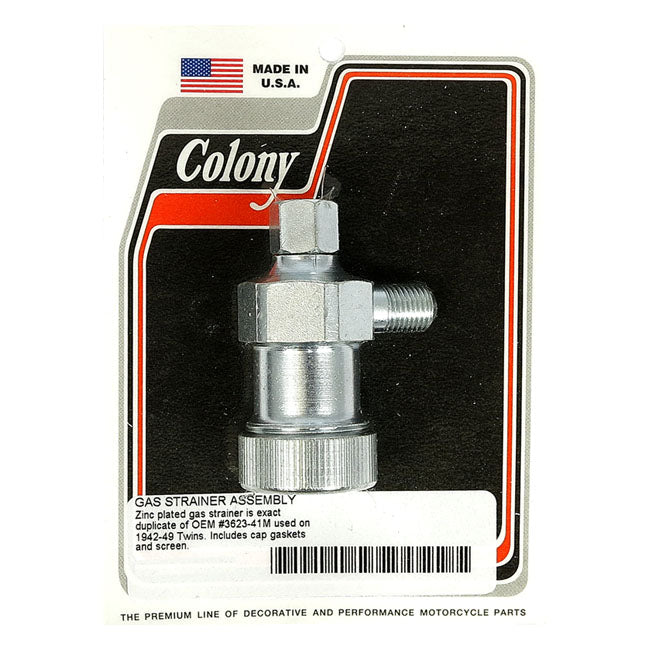 COLONY Bränslefilter 42-49 H-D (Förzinkad) Colony Gas strainer HD 32-65 Customhoj