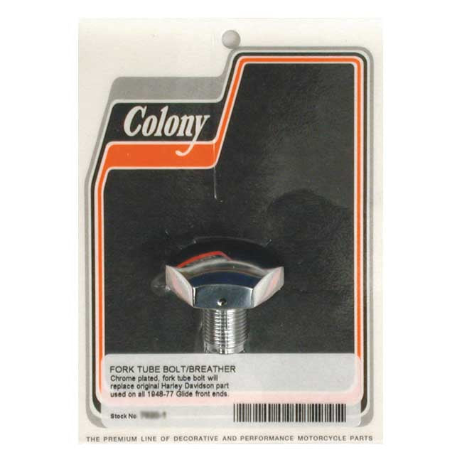 COLONY Fork tube caps Colony Fork Tube Cap Bolts. Domed. BT 49-E77 Customhoj