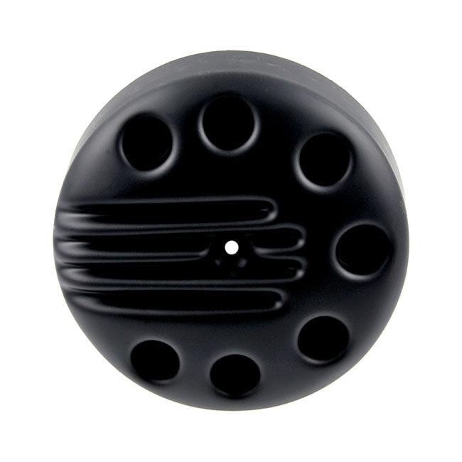 Cultwerk Air Cleaner Cover 16-22 XL with stock round air cleaner / Matte Black Cult-Werk Air Cleaner Cover Slotted Customhoj