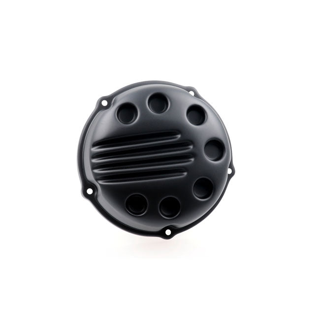 Cultwerk Air Cleaner Cover 18-22 Softail with 107" engine with round OEM air cleaner / Matte Black Cult-Werk Air Cleaner Cover Slotted Customhoj