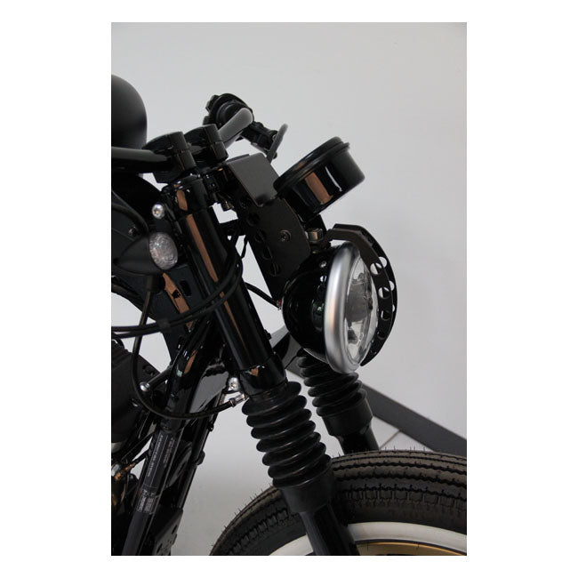 CULTWERK Damask / Gaffelkåpa / Bälg Cult-Werk 4-piece fork tube cover kit. Sportster 04-21 / Softail 18-21 Customhoj