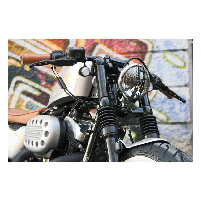 CULTWERK Damask / Gaffelkåpa / Bälg Cult-Werk 4-piece fork tube cover kit. Sportster 04-21 / Softail 18-21 Customhoj