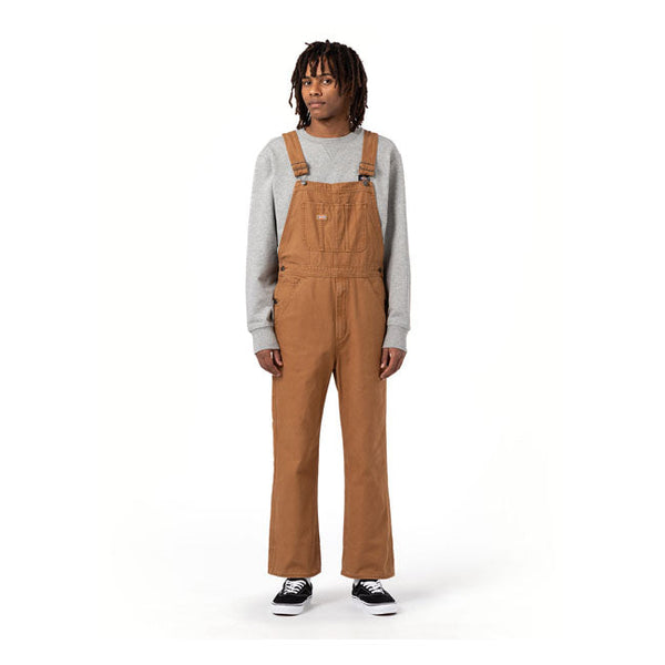 Dickies Overall S Dickies Duck Canvas Bib Stone Washed Brown Duck Customhoj