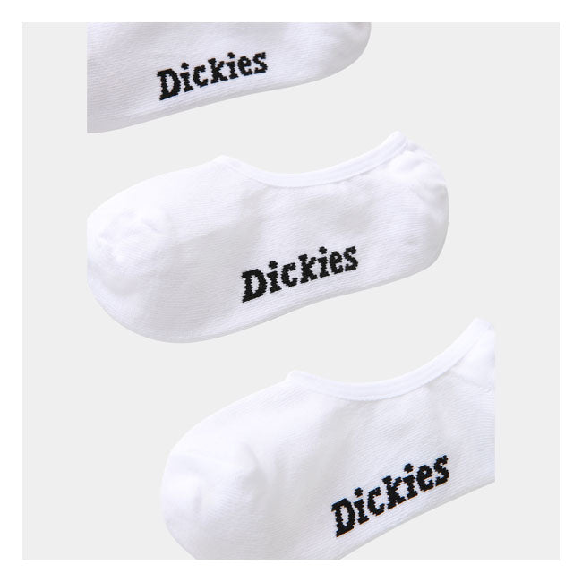 DICKIES Strumpor Dickies Invisible socks White Customhoj
