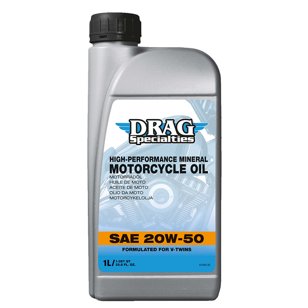 Drag Specialties Motor Oil 20W-50 1L Drag Specialties Mineral Motor Oil 20W-50 Customhoj