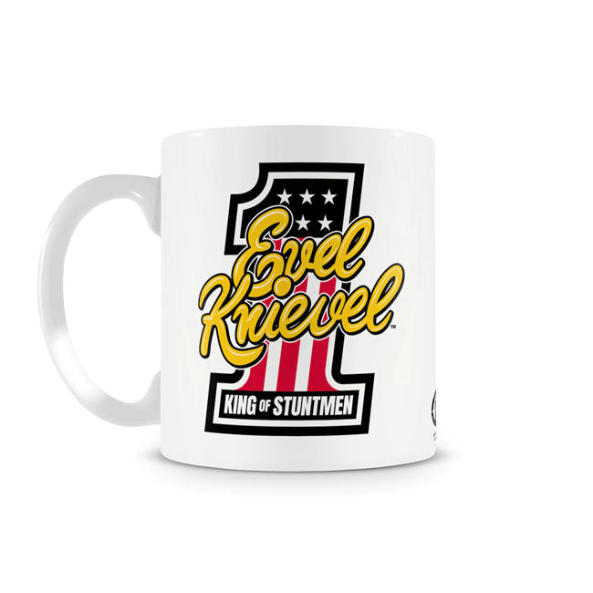 Evel Knievel Kopp Evel Knievel King Of Stuntmen Coffee Kopp Customhoj