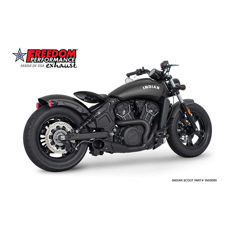 Freedom Performance Indian Slip-On Black / Combat / Black Freedom Performance Shorty 2-1 Slip-Ons Black / Chrome Indian Scout 15-up Customhoj