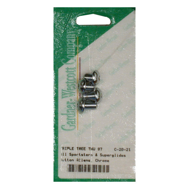 GARDNER-WESTCOTT Montering gaffelkrona GW Triple Tree Side Bolt Kit XL, FX, FXR 52-87; FXST/C/B 86-15; FXDWG 93-05 Customhoj