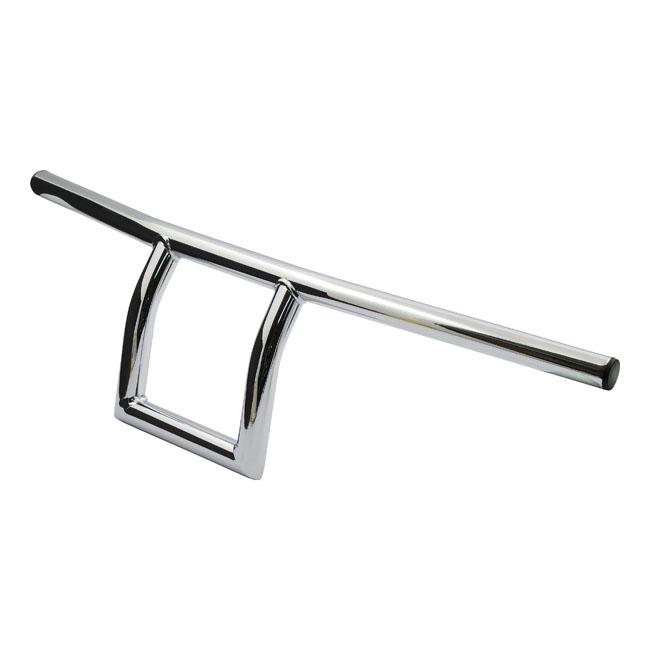 HIGHWAY HAWK T-bar Square Styre Slotted Krom Customhoj