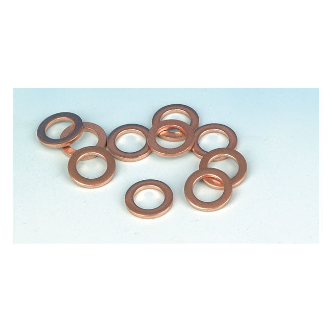 JAMES Övriga reservdelar framgaffel James Seal Washers Fork Drain Screw. Copper. XL 75-99; FX 76-86; FXR 82-94; FXD 91-99 Customhoj