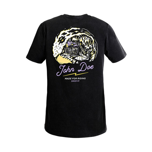 JOHN DOE T-shirt John Doe Wave T-shirt Svart Customhoj