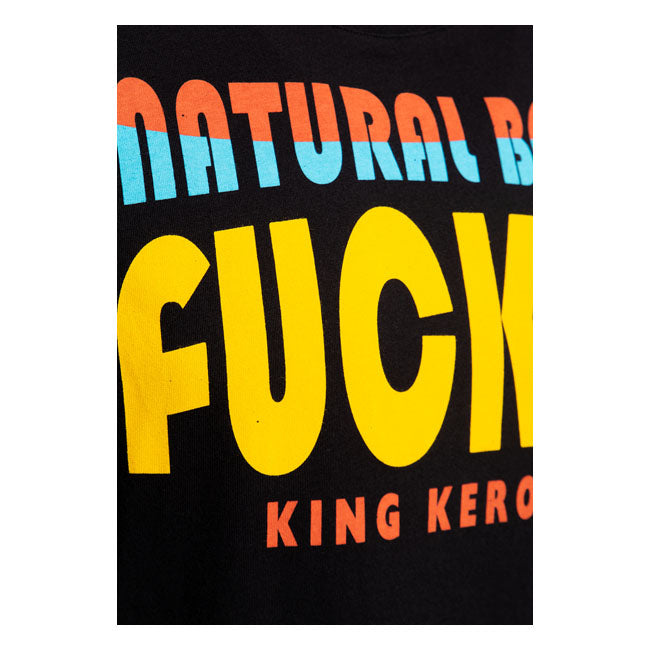 King Kerosin T-shirt King Kerosin Badass T-shirt Black Customhoj