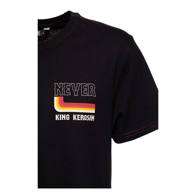 KING KEROSIN T-shirt King Kerosin Never T-shirt Svart Customhoj