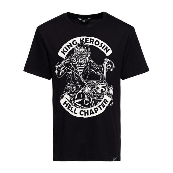King Kerosin T-shirt S King Kerosin Classic FPT T-shirt Black Customhoj
