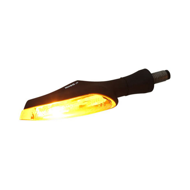 Koso Blinkers LED 2i1 Koso Infinity-F LED Blinkers med Positionsljus Customhoj