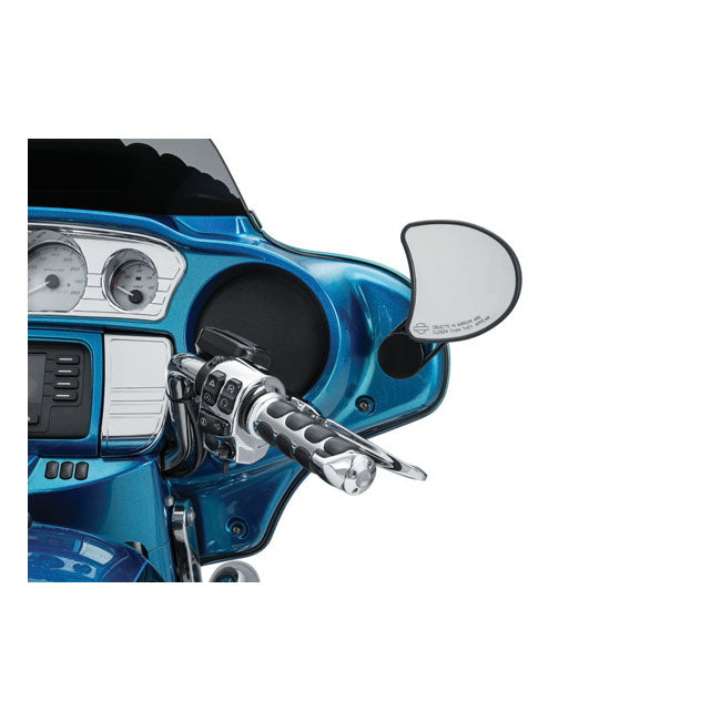 KURYAKYN Adapter Spegel Kuryakyn Batwing adjustable drop mirror mount 14-21 FLHX Street Glide Customhoj