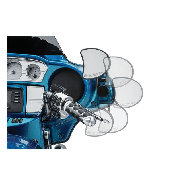 KURYAKYN Adapter Spegel Kuryakyn Batwing adjustable drop mirror mount 14-21 FLHX Street Glide Customhoj