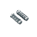 KURYAKYN Handtag Krom / 97-05 Honda Valkyrie Kuryakyn ISO-grips Honda Svart / Krom Customhoj