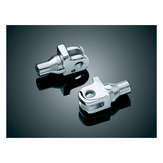 Kuryakyn Kuryakyn Adapters Adventurer 96-01 / Front / Chrome Kuryakyn Tapered Footpeg Adapters for Triumph Customhoj