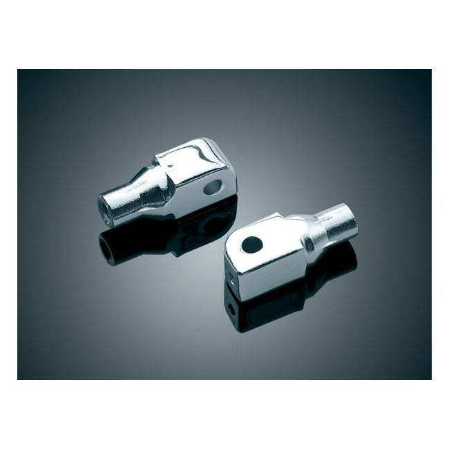 Kuryakyn Kuryakyn Adapters Volusia 800 01-04 / Rear / Chrome Kuryakyn Tapered Footpeg Adapters for Suzuki Customhoj