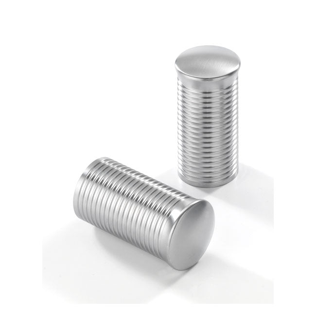 KUSTOM TECH Specialhandtag Ribbed satin aluminum Kustom Tech FL Grip ends. Flera färger Customhoj