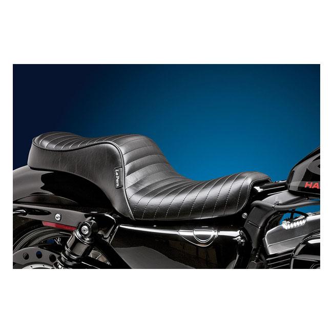 Le Pera HD Sportster sadlar Le Pera Cherokee 2-Up Sadel. Pleated XL 04-21 4.5 Gal Customhoj