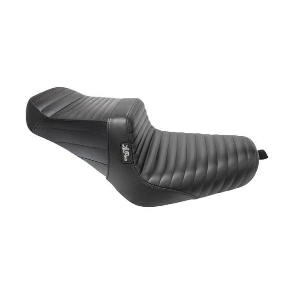 Le Pera HD Sportster sadlar Le Pera Tailwhip 2-Up Sadel. Pleated Black XL 04-21 Customhoj