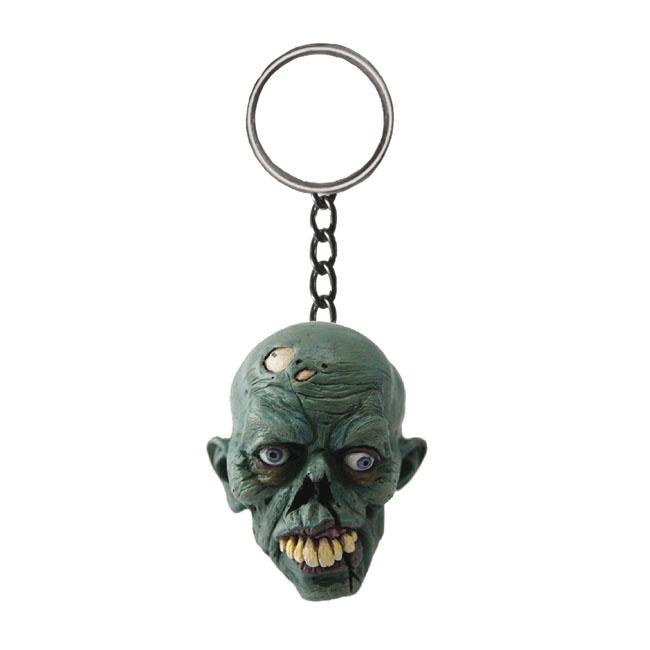 LETHAL THREAT Nyckelring Lt Nyckelring Zombie Skull Customhoj