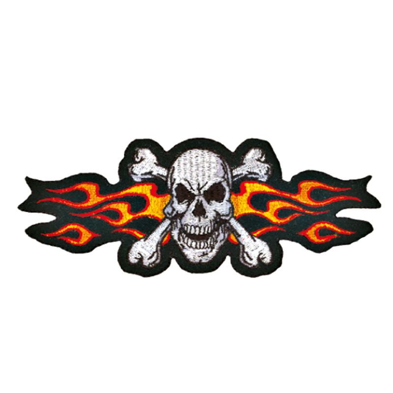 Lethal Threat Patch Lethal Threat Patch Yellow Flame Skull Customhoj