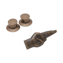 Loser Machine Pin Loser Machine LMC good luck pin anitque brass Customhoj