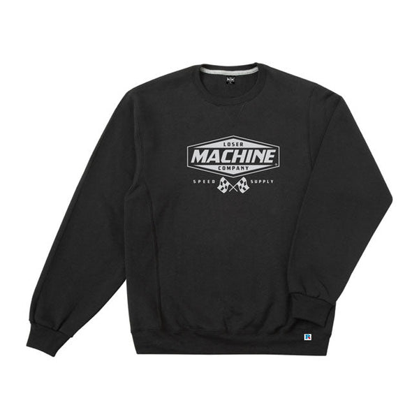 Loser Machine Sweater S Loser Machine Overdrive Sweatshirt Black Customhoj