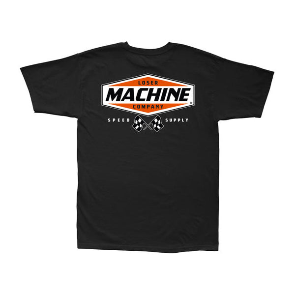 Loser Machine T-shirt Loser Machine Overdrive T-shirt Svart Customhoj