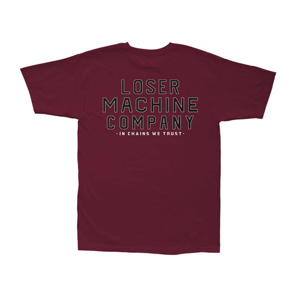 Loser Machine T-shirt Maroon / S Loser Machine Barricade T-shirt Customhoj