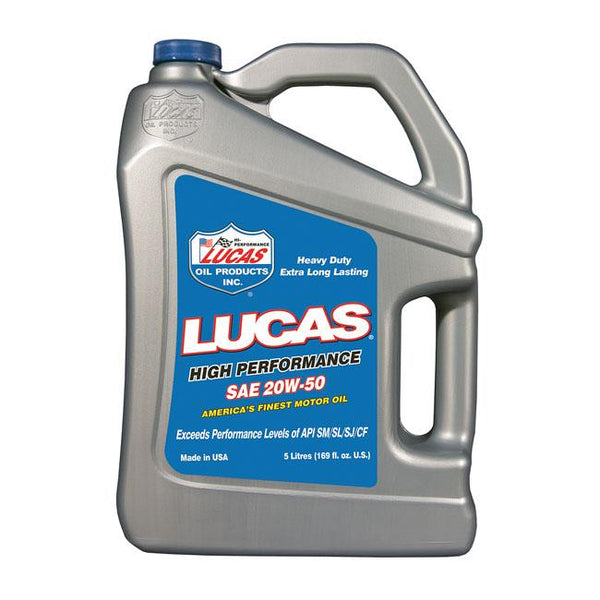 Lucas Oil Motorolja 20w50 Lucas 20W50 Helsyntet Motorolja. 5L Customhoj